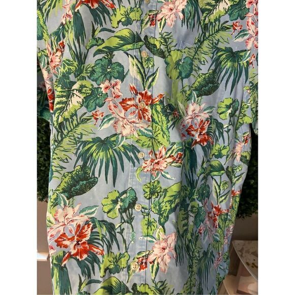 Ralph Lauren Hawaiian Mens Large Floral Beach Surf Hawaii Summer Cruise - Picture 2 of 4